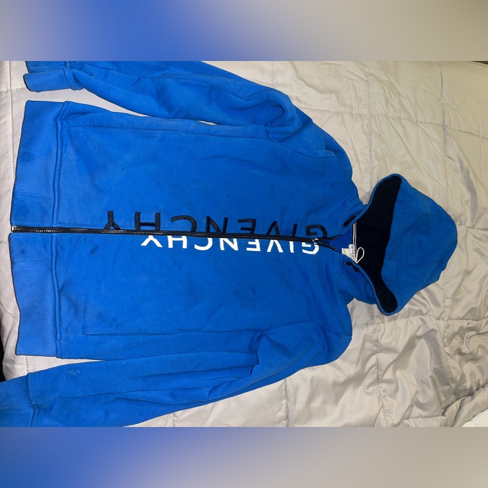 Blue givenchy hoodie